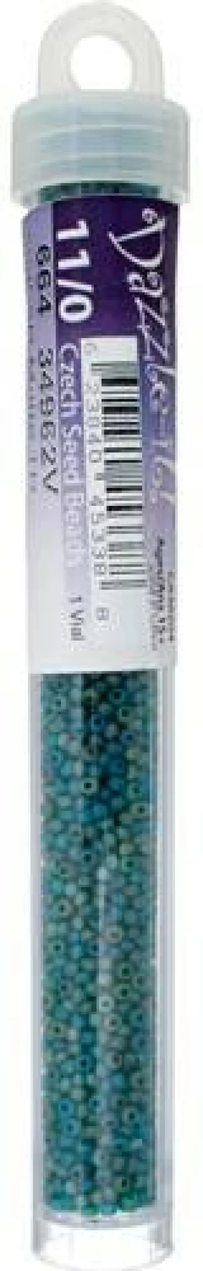 John Bead 11/0 Transparent Finish Czech Glass Seed Beads, 23g/24g