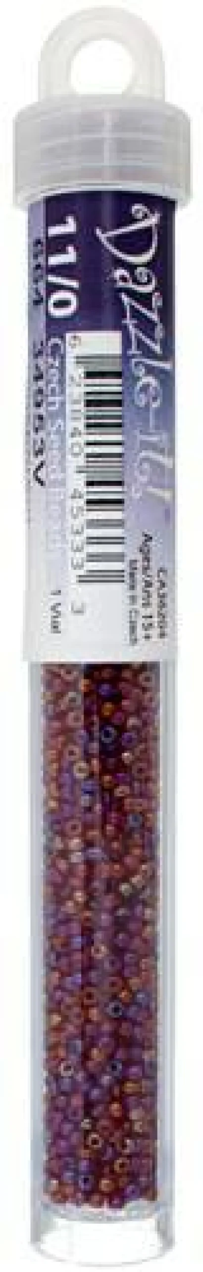 John Bead 11/0 Transparent Finish Czech Glass Seed Beads, 23g/24g