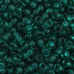 John Bead 11/0 Transparent Finish Czech Glass Seed Beads, 23g/24g