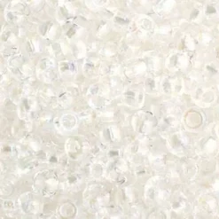 John Bead 11/0 Transparent Finish Czech Glass Seed Beads, 23g/24g