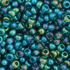 John Bead 11/0 Transparent Finish Czech Glass Seed Beads, 23g/24g