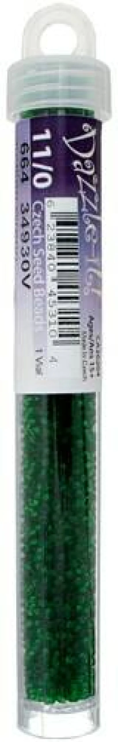 John Bead 11/0 Transparent Finish Czech Glass Seed Beads, 23g/24g