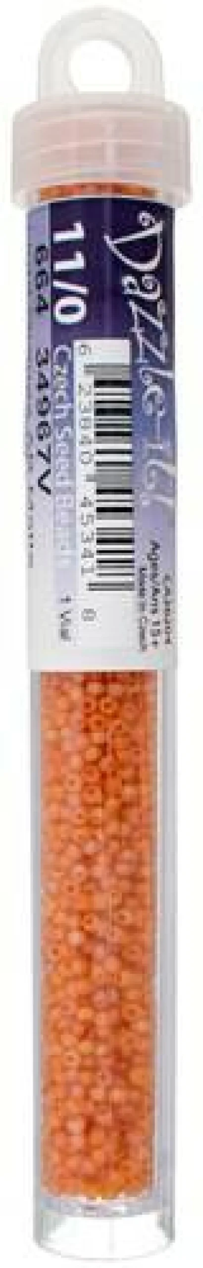John Bead 11/0 Transparent Finish Czech Glass Seed Beads, 23g/24g