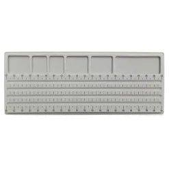 John Bead 21" x 8" Gray Plastic Designer Bead Board