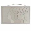 Jonathan Adler x Michaels 15.5" Atlas Faces DIY Wood Plaque