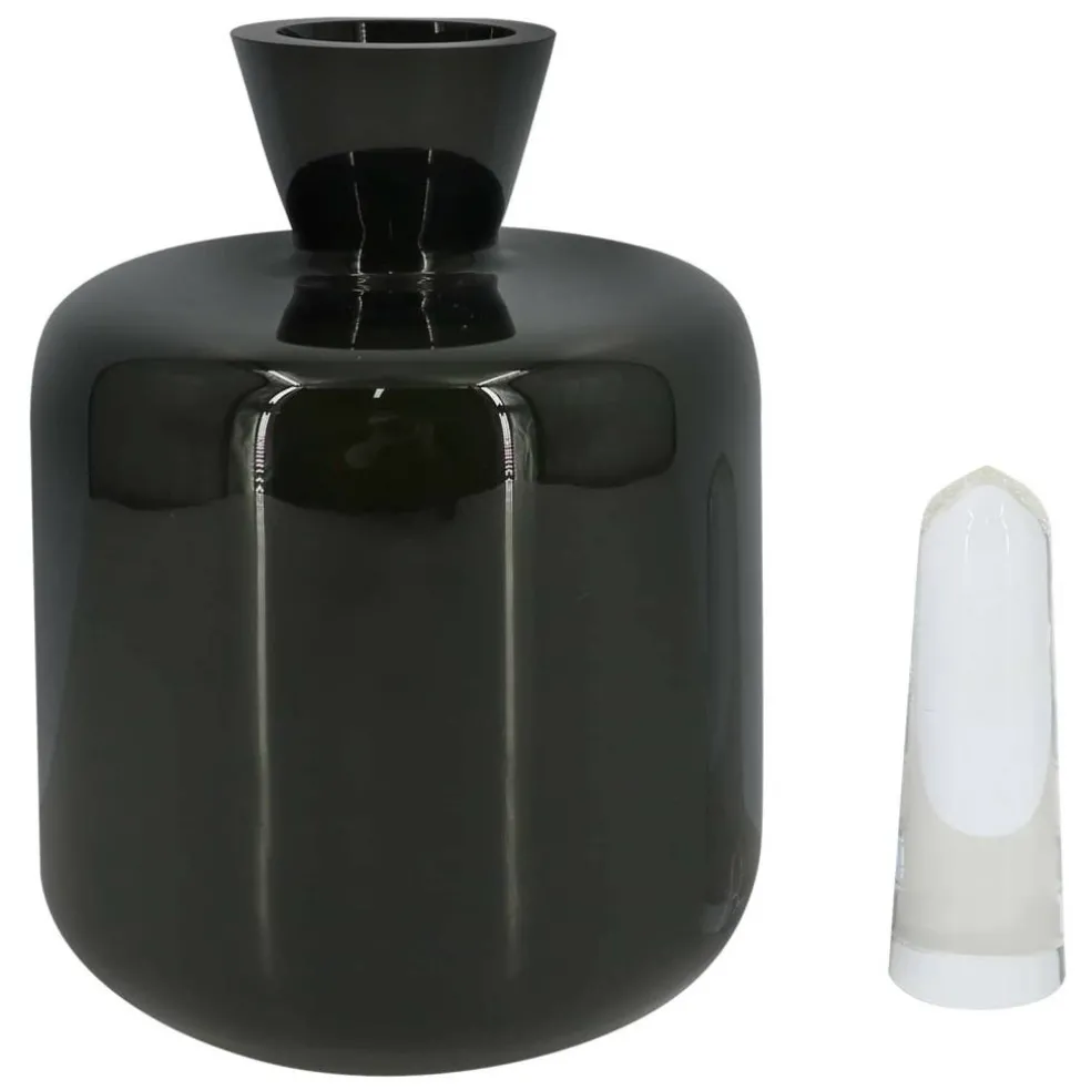Jonathan Adler x Michaels 9.75" Black Glass Bottle