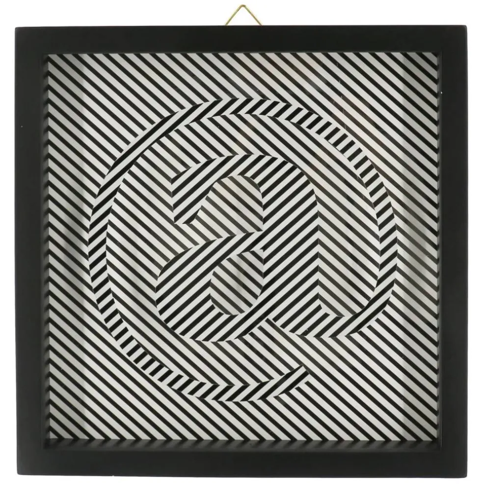 Jonathan Adler x Michaels 10.25" Black & White @ Symbol Wall Art