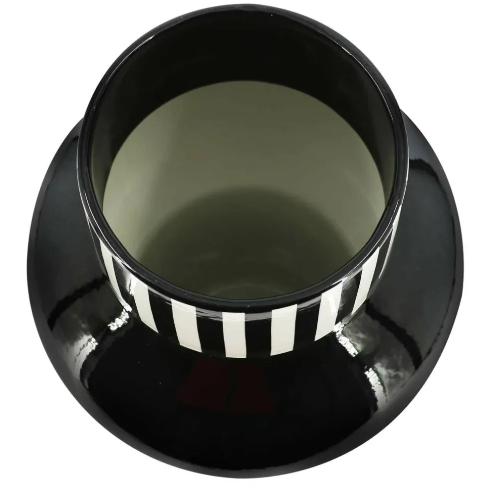 Jonathan Adler x Michaels 13" Black & White Stripe Ceramic Vase