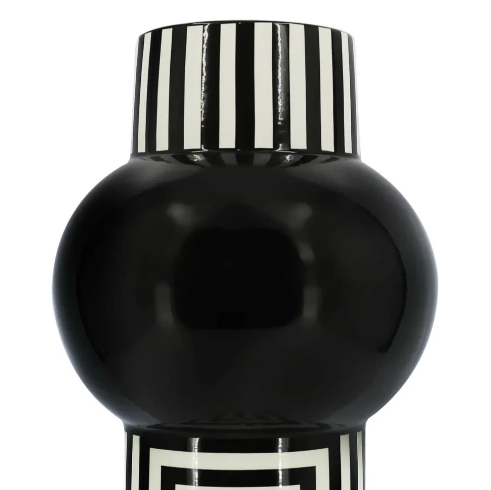 Jonathan Adler x Michaels 13" Black & White Stripe Ceramic Vase
