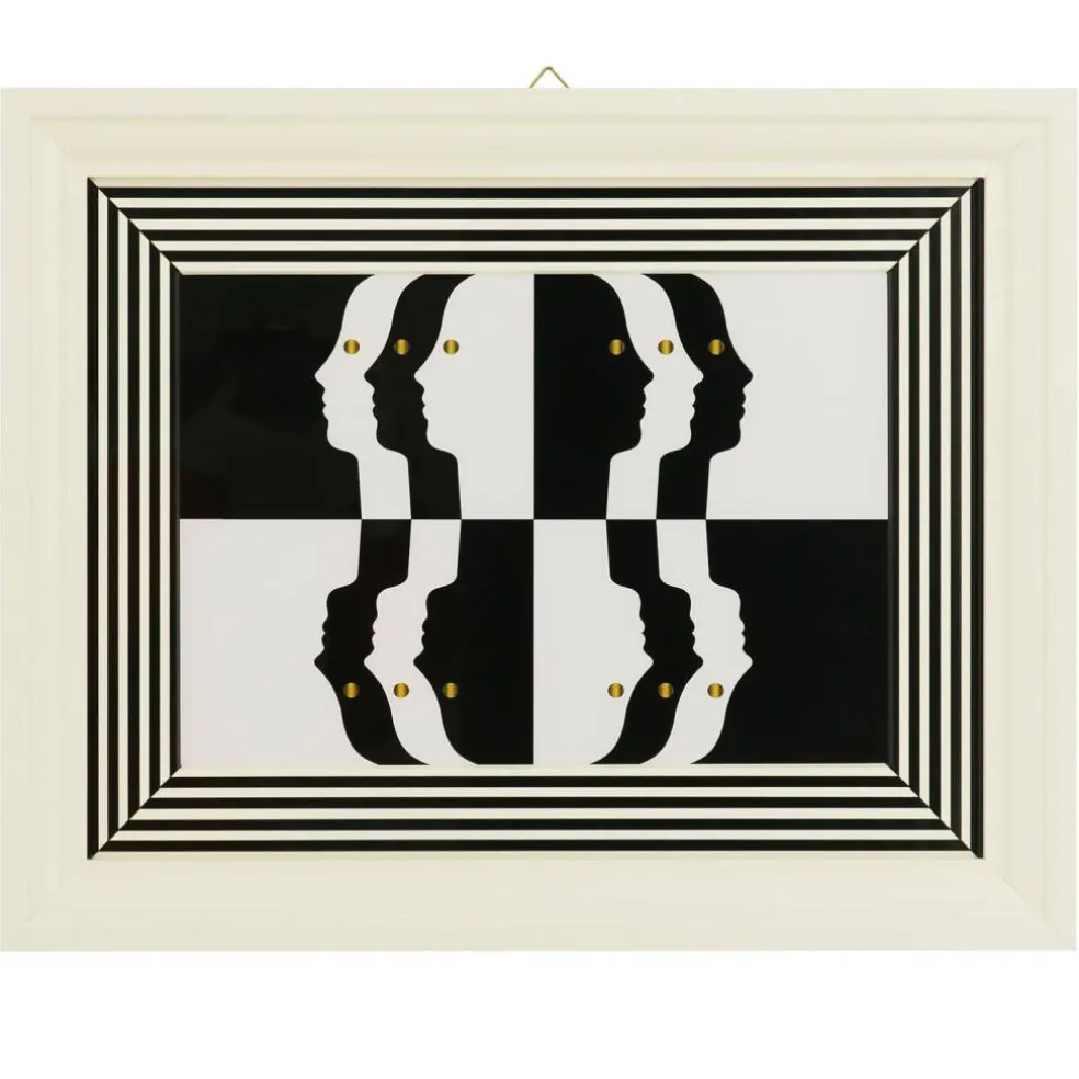 Jonathan Adler x Michaels 18.5" Black & White Faces Wall Art