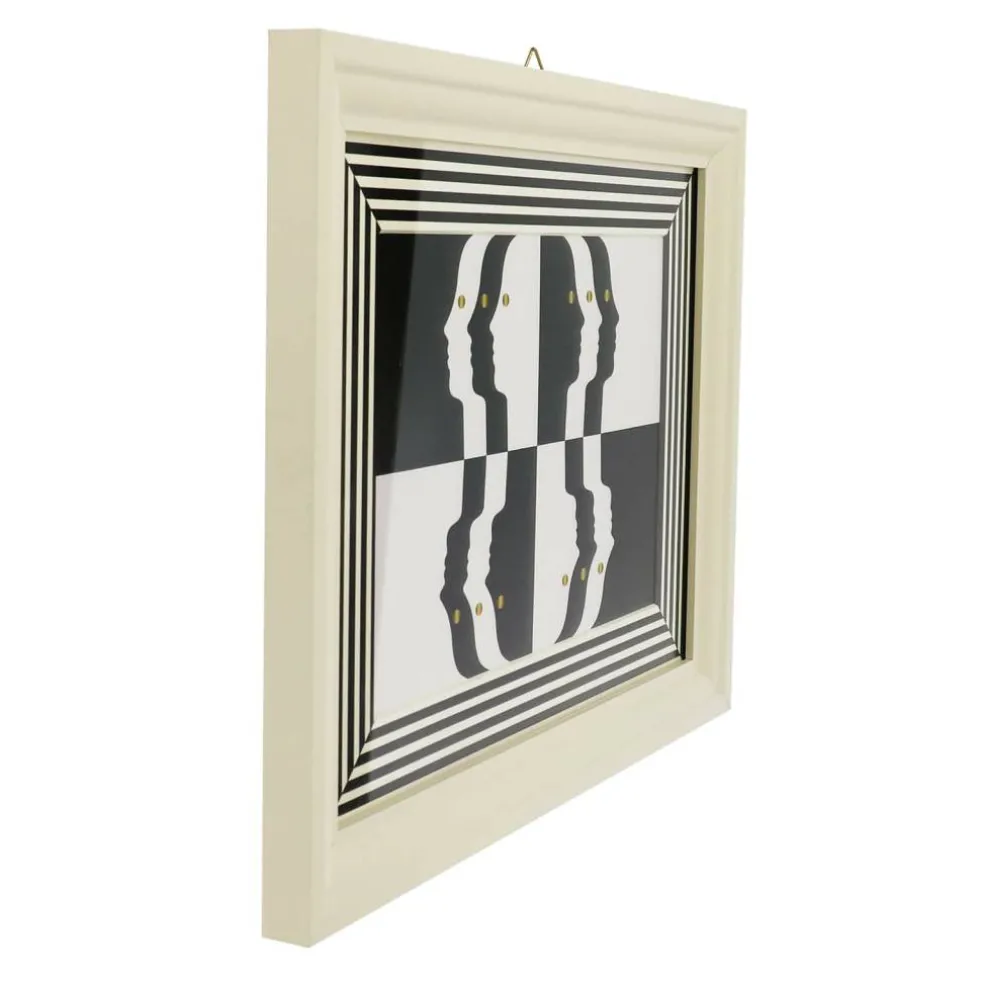Jonathan Adler x Michaels 18.5" Black & White Faces Wall Art