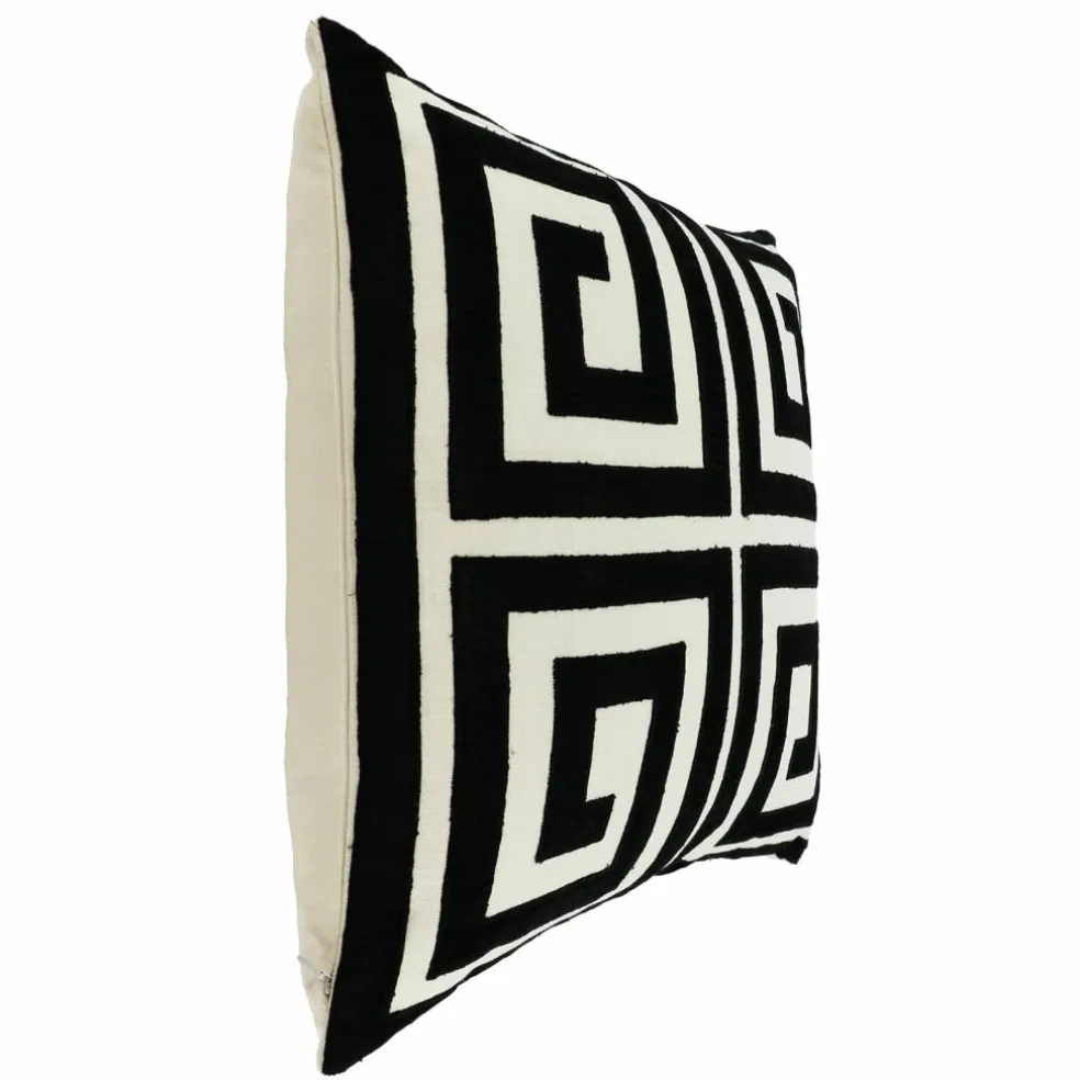 Jonathan Adler x Michaels 20" Black & White Greek Key Pillow