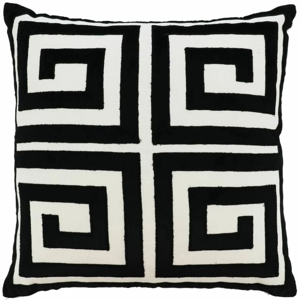 Jonathan Adler x Michaels 20" Black & White Greek Key Pillow