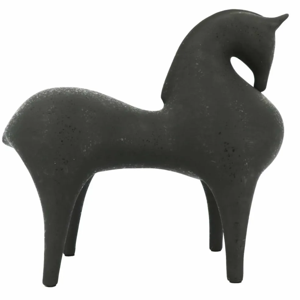 Jonathan Adler x Michaels 15.25" Black Weathered Horse Ceramic Tabletop Décor