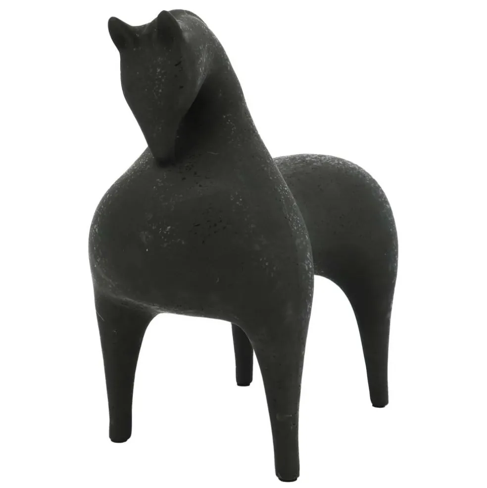 Jonathan Adler x Michaels 15.25" Black Weathered Horse Ceramic Tabletop Décor