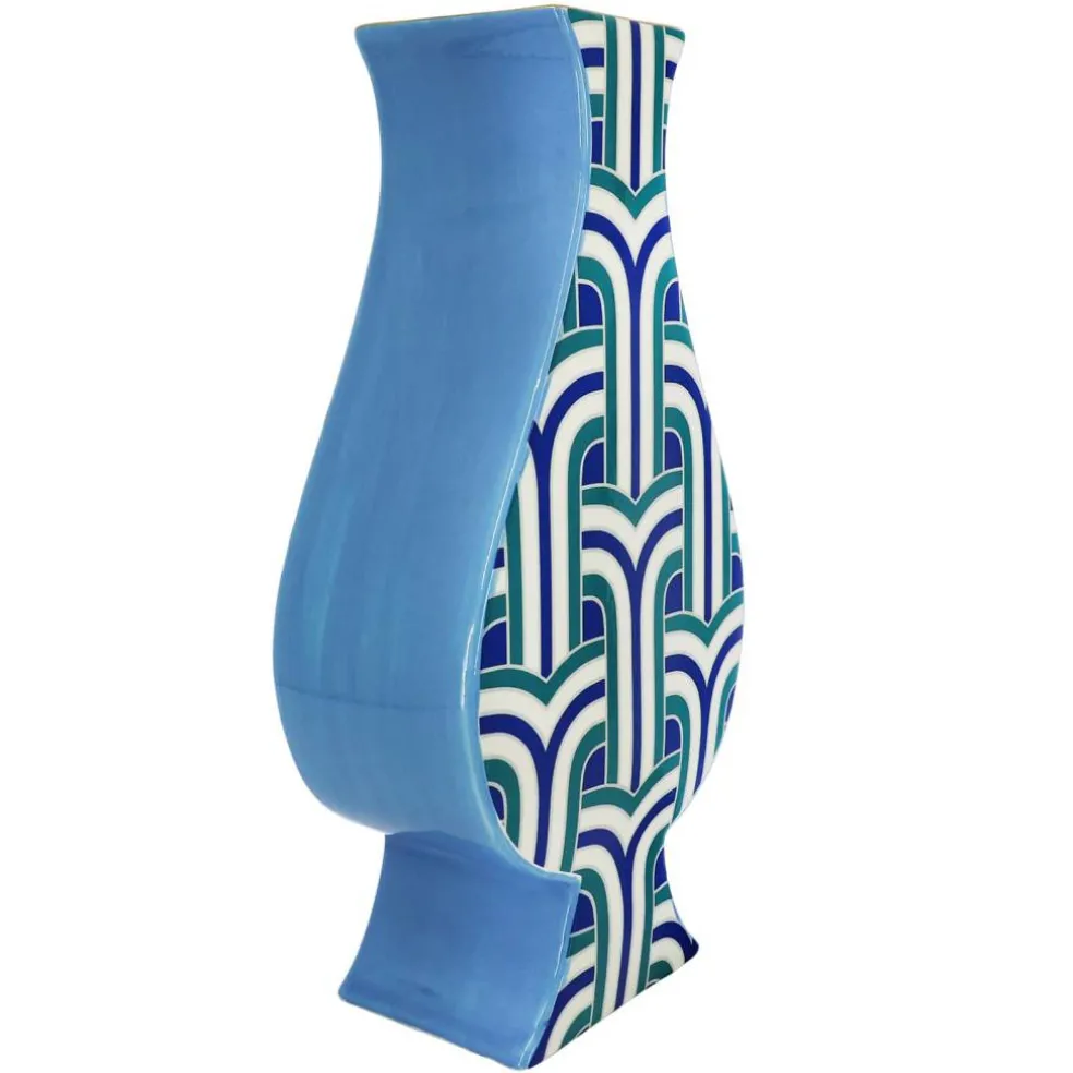 Jonathan Adler x Michaels 22" Blue & White Ceramic Vase