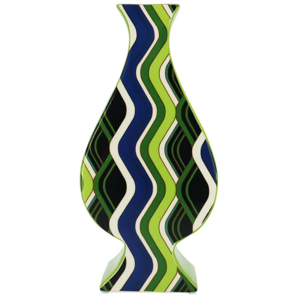 Jonathan Adler x Michaels 12" Blue & Green Ceramic Vase