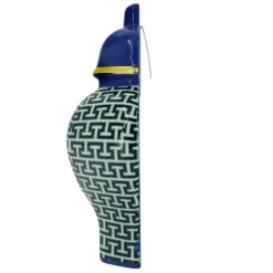 Jonathan Adler x Michaels 8.25" Blue, White & Teal Moroccan Key Ceramic Wall Urn