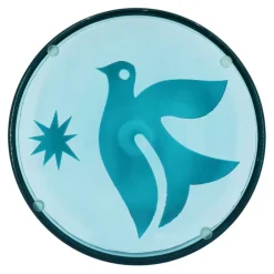 Jonathan Adler x Michaels 11" Blue Bird Art Glass Plate