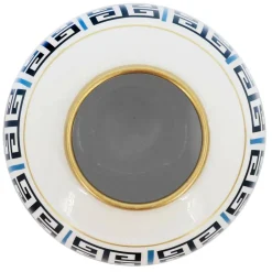 Jonathan Adler x Michaels 9" Blue & White Linear Squares Tabletop Box