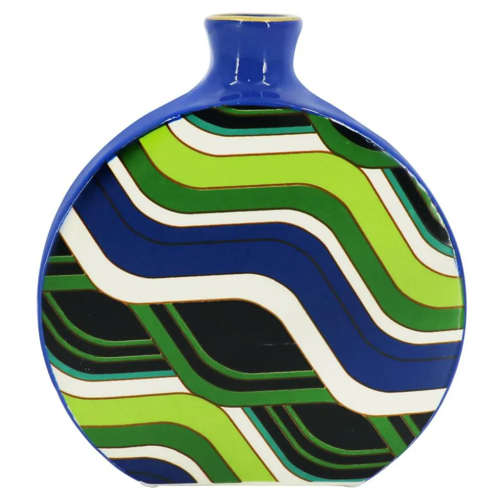 Jonathan Adler x Michaels 6.25" Blue & Green Ceramic Vase