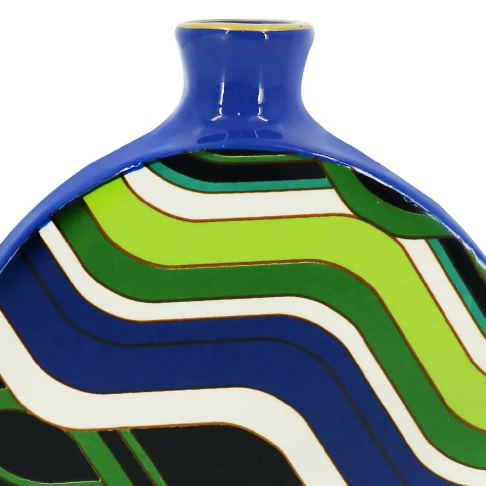Jonathan Adler x Michaels 6.25" Blue & Green Ceramic Vase