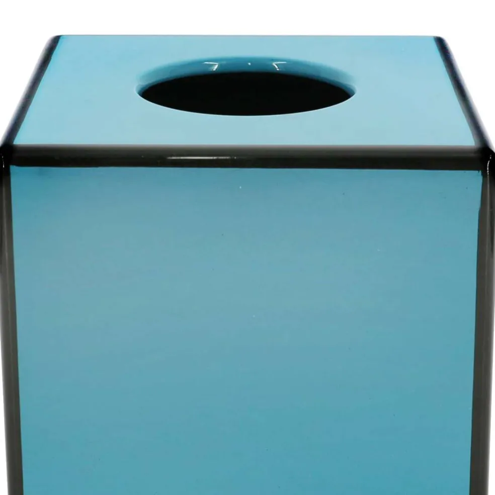 Jonathan Adler x Michaels 5" Blue & Black Tissue Box