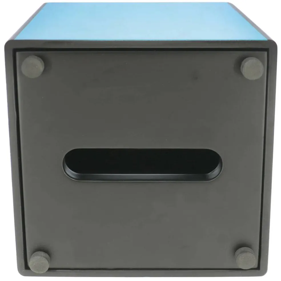 Jonathan Adler x Michaels 5" Blue & Black Tissue Box