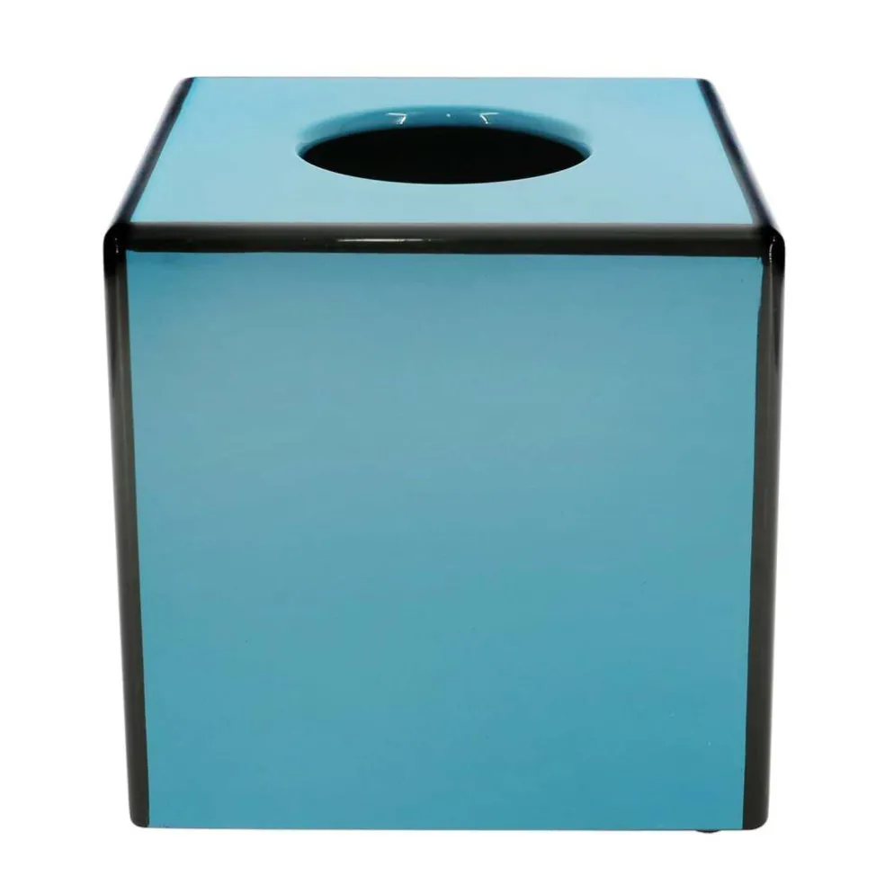 Jonathan Adler x Michaels 5" Blue & Black Tissue Box