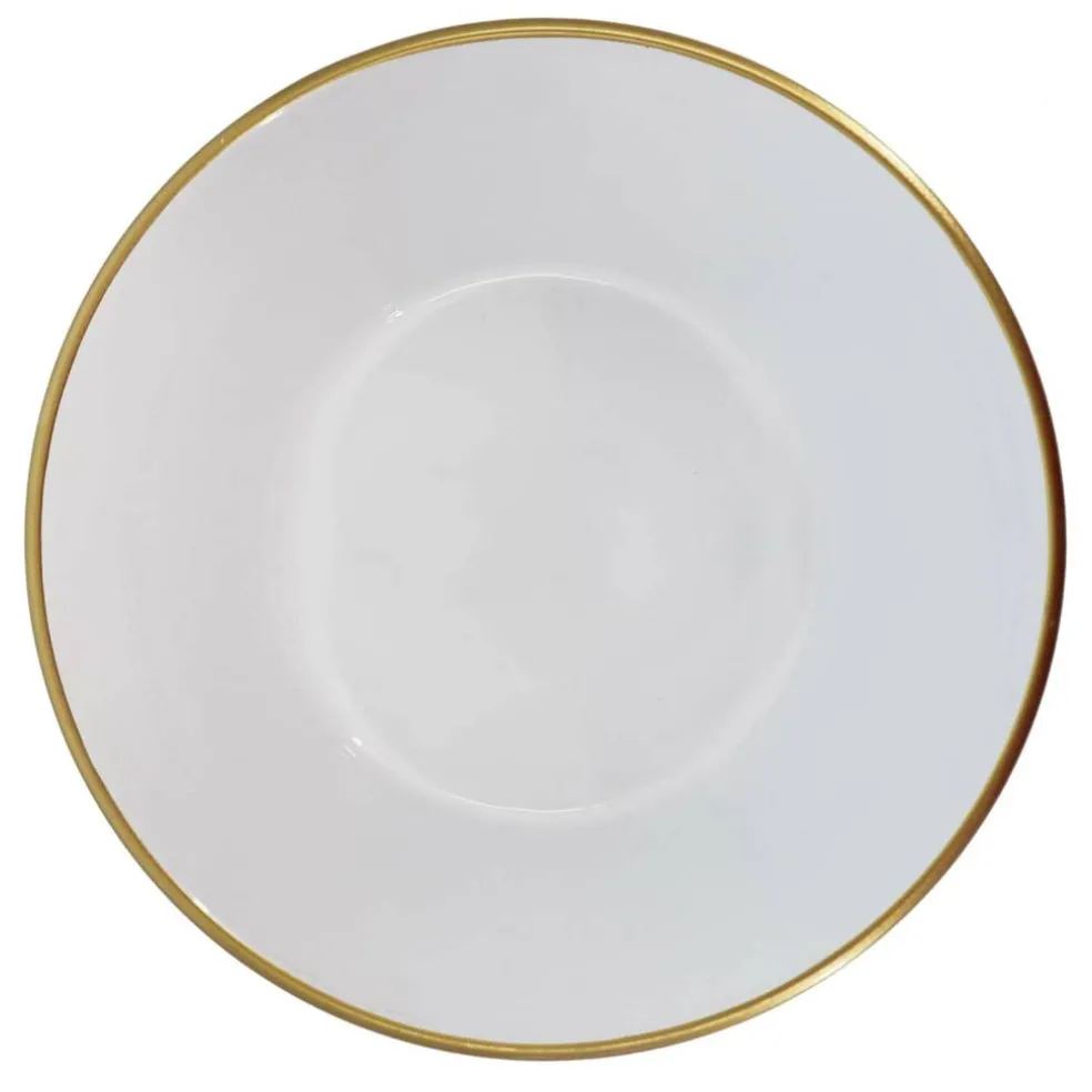 Jonathan Adler x Michaels Blue & White Greek Key Metal Bowl