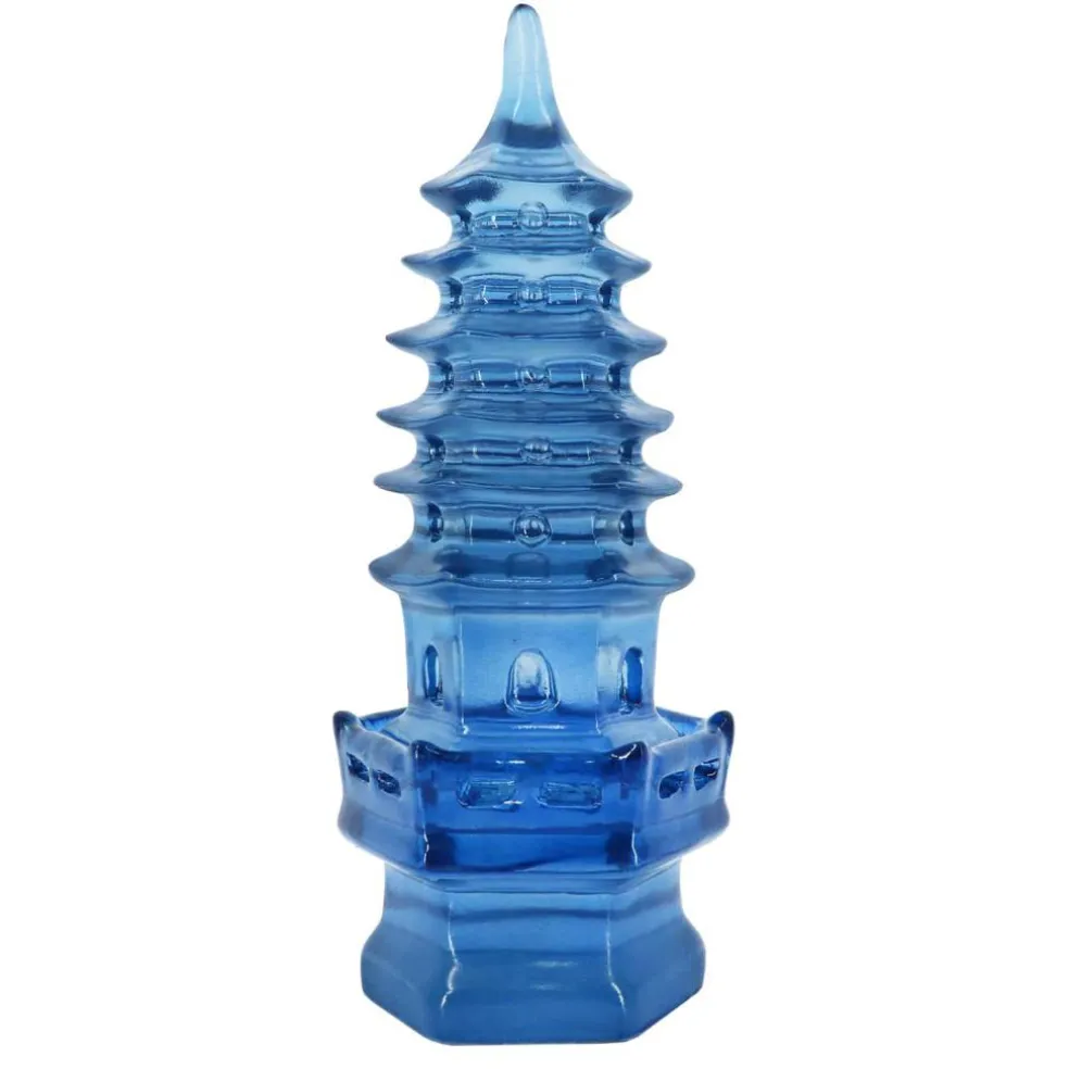 Jonathan Adler x Michaels 9.75" Blue Pagoda Tabletop Décor