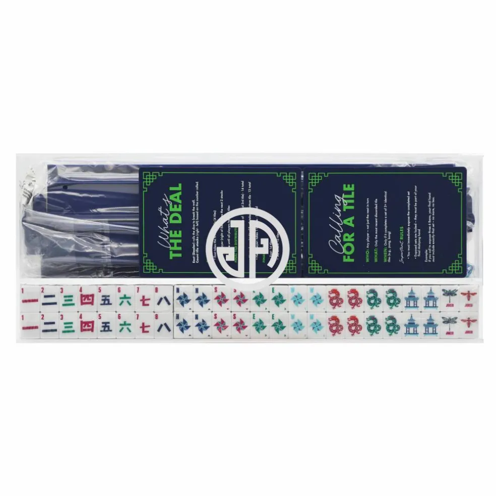 Jonathan Adler x Michaels Blue Mahjong Game Set