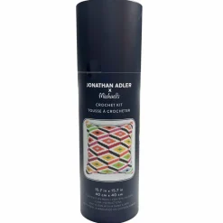 Jonathan Adler x Michaels Bright Diamonds Crochet Pillowcase Kit