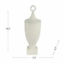 Jonathan Adler x Michaels 16.25" Circle Lattice DIY Ceramic Urn with Lid