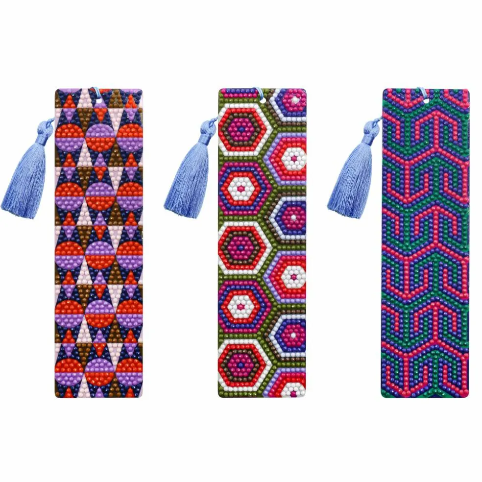 Jonathan Adler x Michaels Dark Print Diamond Art Bookmark Kit
