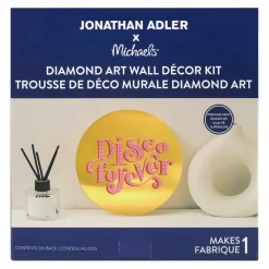 Jonathan Adler x Michaels 7.75" Disco Forever Diamond Art Wall Décor Kit