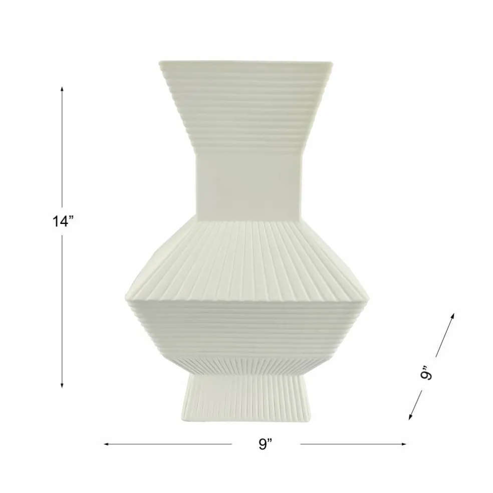 Jonathan Adler x Michaels 14" DIY Embossed Linear Ceramic Vase