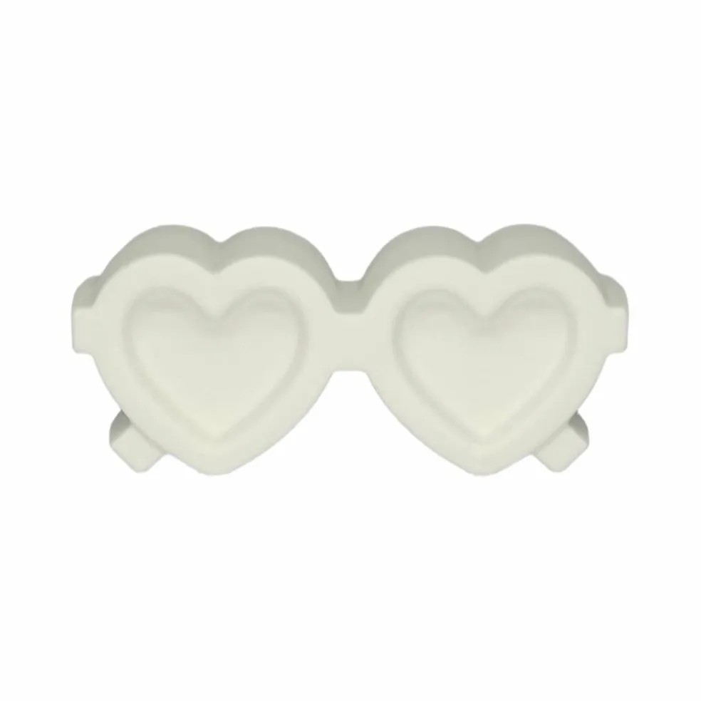 Jonathan Adler x Michaels 9" DIY Ceramic Heart Glasses Figurine