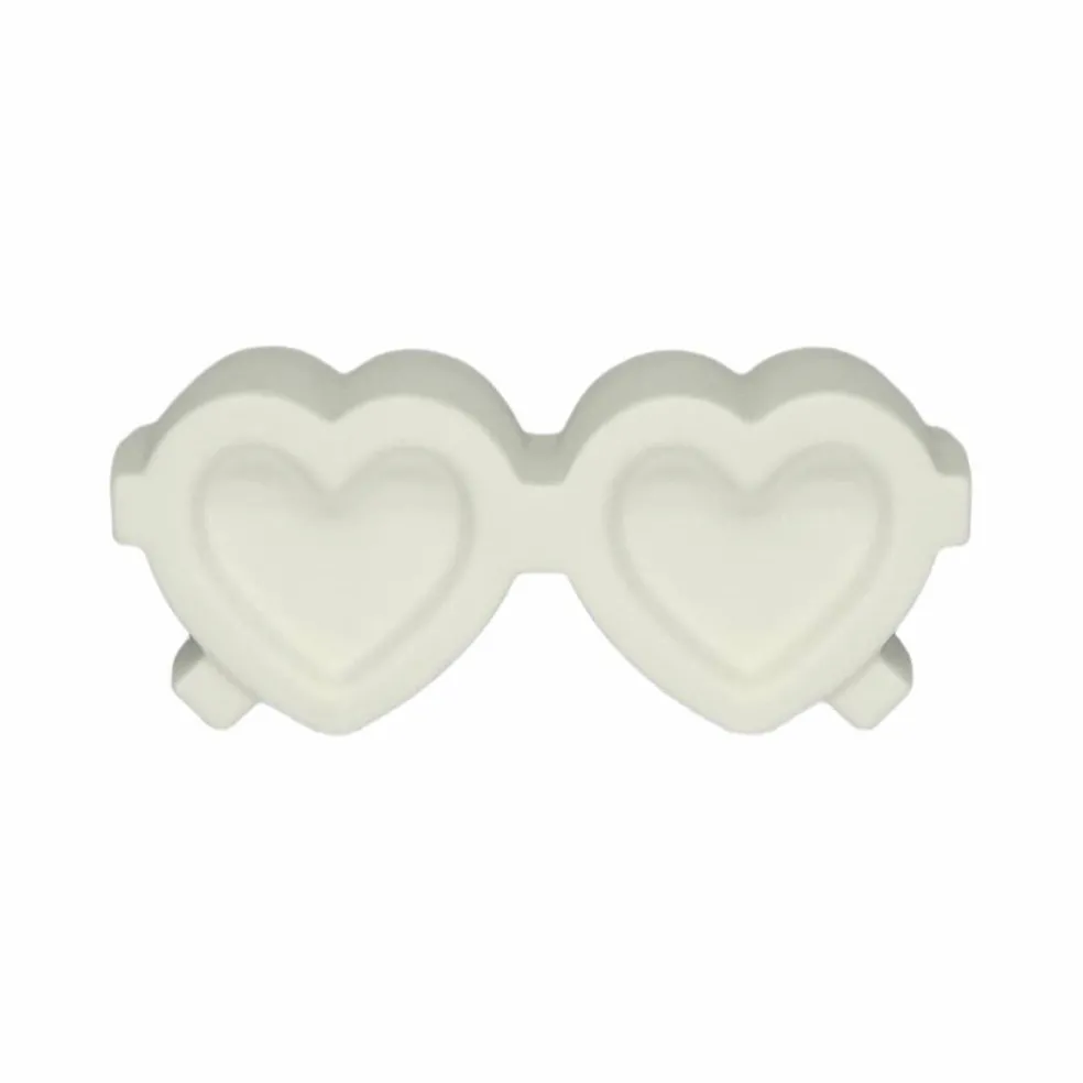Jonathan Adler x Michaels 9" DIY Ceramic Heart Glasses Figurine