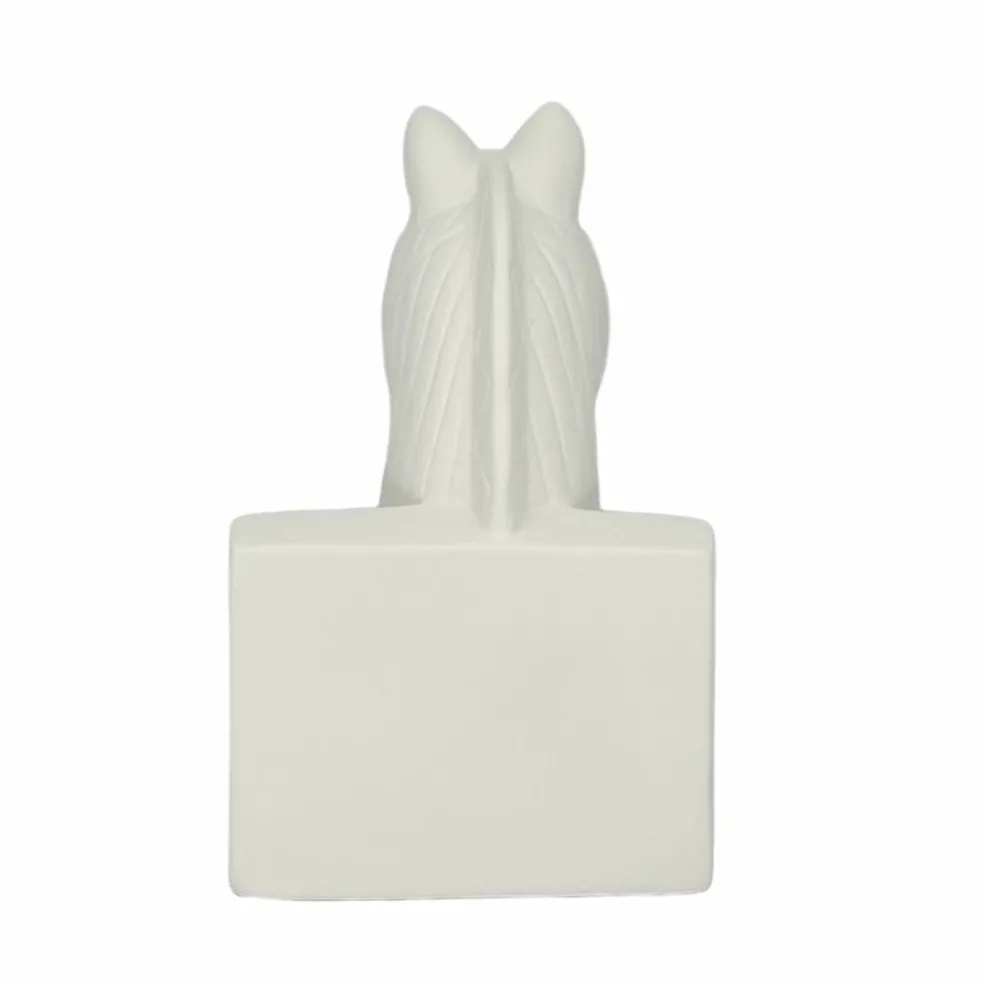 Jonathan Adler x Michaels 7" DIY Ceramic Trojan Horse Book End Set