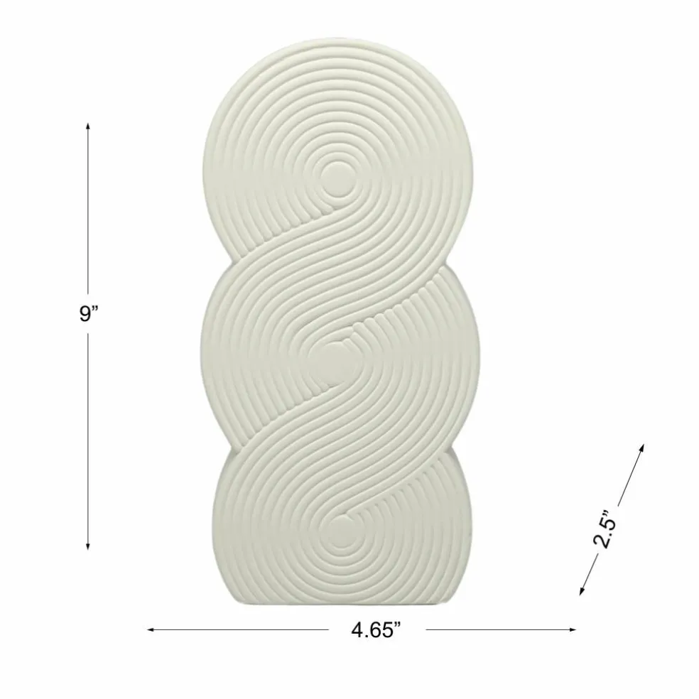 Jonathan Adler x Michaels 9" DIY Embossed Circles Ceramic Vase