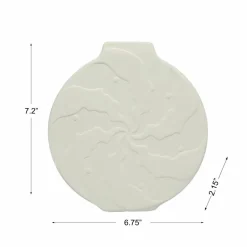 Jonathan Adler x Michaels 7.25" Embossed Faces DIY Round Ceramic Vase