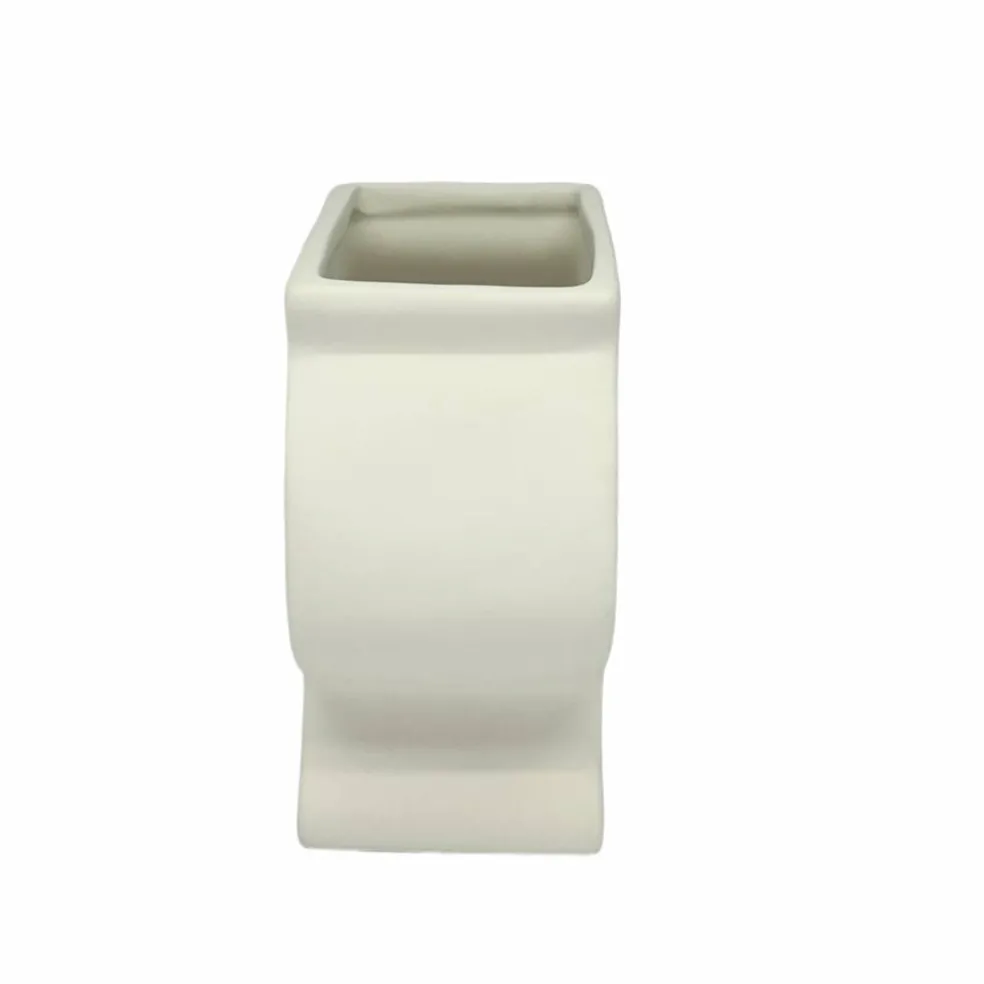 Jonathan Adler x Michaels 5.25" Flat DIY Ceramic Pedestal Vase