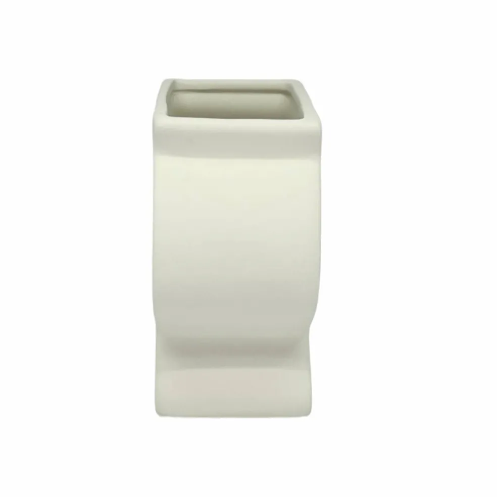 Jonathan Adler x Michaels 5.25" Flat DIY Ceramic Pedestal Vase