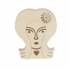 Jonathan Adler x Michaels 5.75" Free Love Flower Child DIY LED Wood Décor
