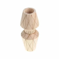 Jonathan Adler x Michaels 6.5" Geometric Harlequin DIY Tiered Pinewood Vase