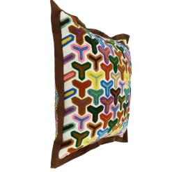 Jonathan Adler x Michaels 18" Geometric Beaded Embroidered Pillow by Ashland®