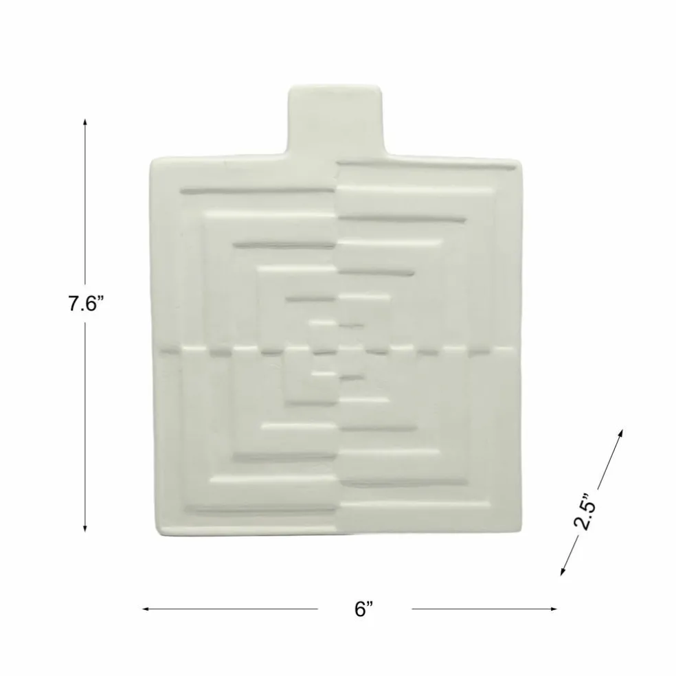 Jonathan Adler x Michaels 7.5" Geometric DIY Square Ceramic Vase