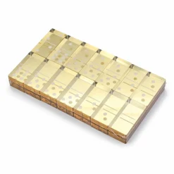 Jonathan Adler x Michaels Gold Mod Maker Double Six Domino Set