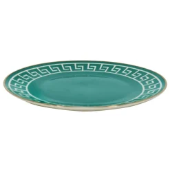 Jonathan Adler x Michaels 8" Green & White Labyrinth Ceramic Plate